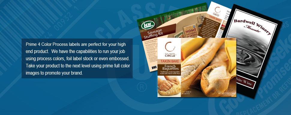 Banner Ad Showing 4 Color Process Labels