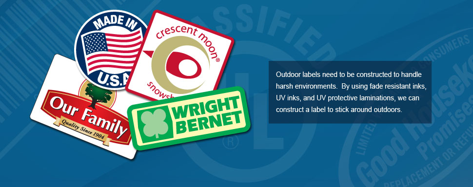 Banner Ad Showing Outdoor Labels