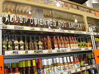 Hot Sauce Grocery Store Shelves