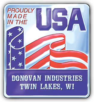 2" X 2 3/16" MADE IN AMERICA SEAL
