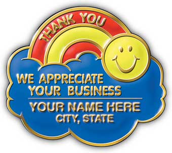 2" X 1 3/4" THANK YOU SEAL