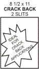 PT#002   8 1/2" X 11" LABEL SHEET