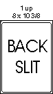 PT#005   8" X 10 3/8" LABEL SHEET