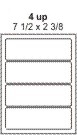 PT#027   7 1/2" X 2 3/8" LABEL SHEET