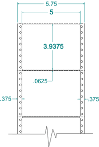 3 15/16 Depth Labels