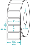 2" X 1" THERMAL TRANSFER LABEL