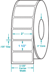 2" X 1 1/2" THERMAL TRANSFER LABEL